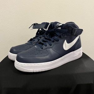 Nike Air Force 1 (Navy Blue)